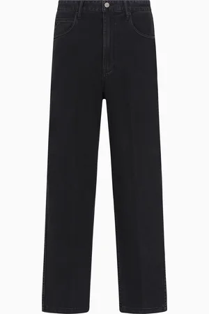 Emporio Armani Jean J76 coupe droite en denim rinse confortable