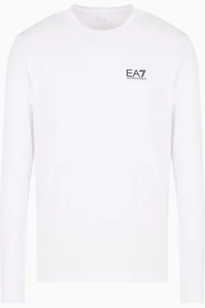 EA7 T-shirt à manches longues Core Identity en coton