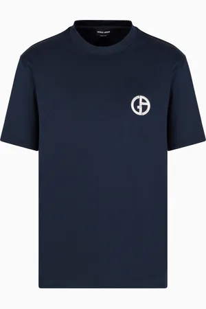 Giorgio Armani T-shirt ras-du-cou en interlock de coton