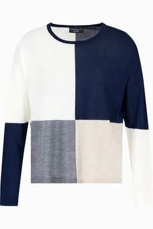 Emporio Armani Pull en laine avec incrustation Icon