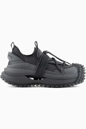Emporio Armani Sneakers en nylon avec détails scuba et cordon de serrage