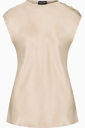 Giorgio Armani Blouse en satin double de soie