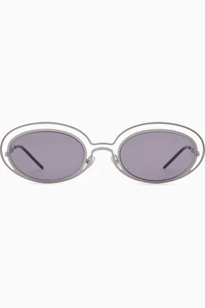 Emporio Armani Lunettes de soleil ovales femme