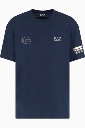 EA7 T-shirt ras-du-cou Graphic Series en jersey de coton