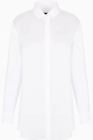 Giorgio Armani Chemise longue en sergé de soie ASV