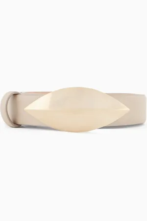 Giorgio Armani Ceinture en cuir laminé