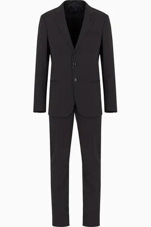 Giorgio Armani Costume gamme Soho à simple boutonnage en laine vierge