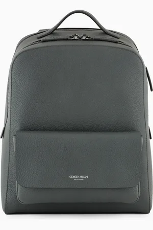 Giorgio Armani Sac à dos rond en cuir