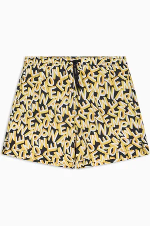 Emporio Armani Short de bain avec grande inscription all over