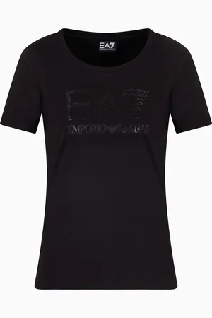 EA7 T-shirt Logo Series en jersey de coton stretch