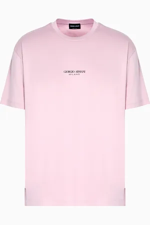 Giorgio Armani T-shirt ras-du-cou en interlock de coton