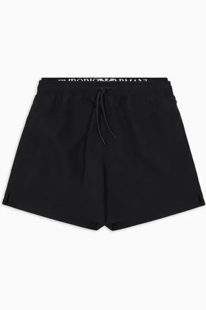Emporio Armani Short de bain en tissu recyclé avec bande logo ASV