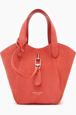 Giorgio Armani Petit sac à main en cuir suédé
