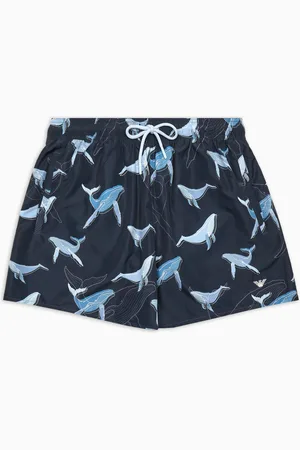 Emporio Armani Short de bain à motif animaux marins ASV