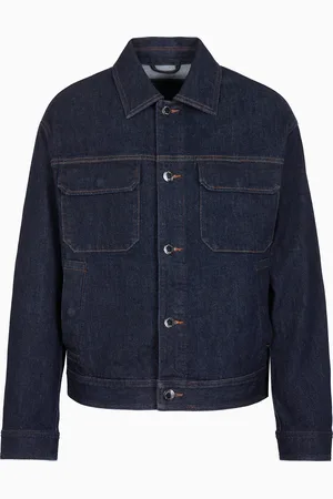 Emporio Armani Veste en denim délavé