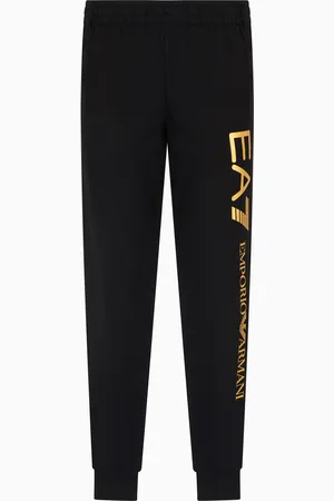 EA7 Pantalon de jogging Logo Series en coton
