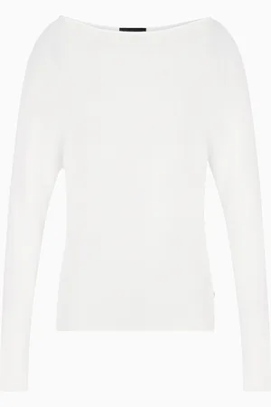 Emporio Armani Pull à fines côtes Dawn to Dusk