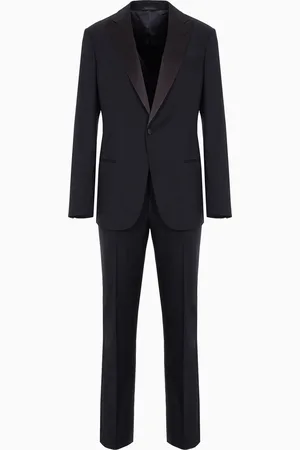 Giorgio Armani Smoking semi-toile en pure laine, coupe slim de la ligne Soho
