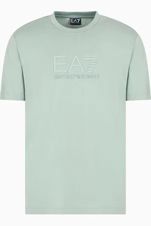 EA7 T-shirt ras-du-cou Visibility en coton