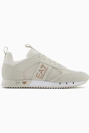 EA7 Sneakers noires et blanches Carbon
