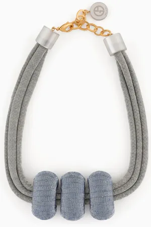 Giorgio Armani Collier ras de cou en viscose tubulaire