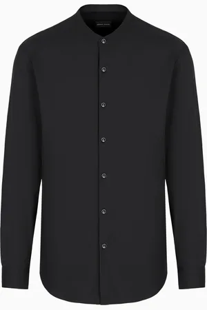 Giorgio Armani Chemise Icon en coton stretch uni
