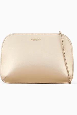 Giorgio Armani Pochette la Prima en satin lamé
