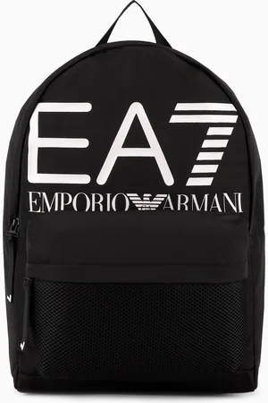 EA7 Sac à dos avec grand logo en tissu technique