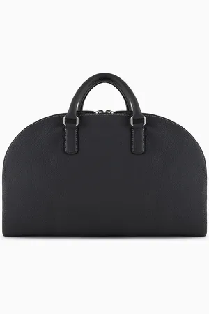 Giorgio Armani Sac de sport en cuir grainé