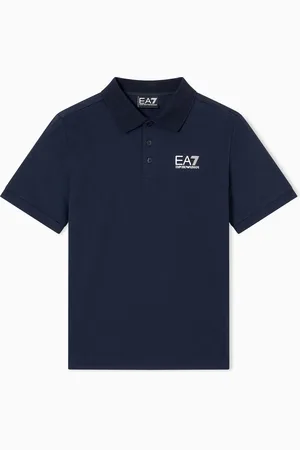 EA7 Polo en coton Core Identity Boy