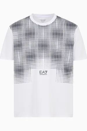 EA7 T-shirt ras-du-cou Tennis Pro en tissu technique VENTUS7