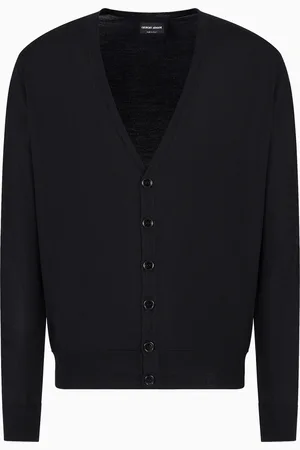 Giorgio Armani Cardigan boutonné en laine vierge