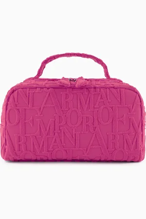 Emporio Armani Sacoche de plage en tissu avec logo 3D audacieux ASV