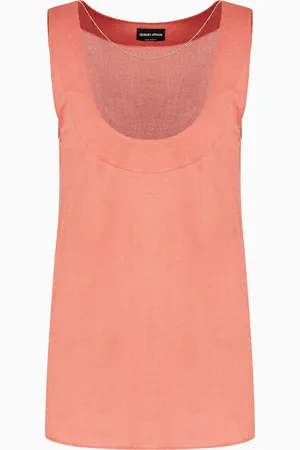 Giorgio Armani Top en jersey de viscose brillant