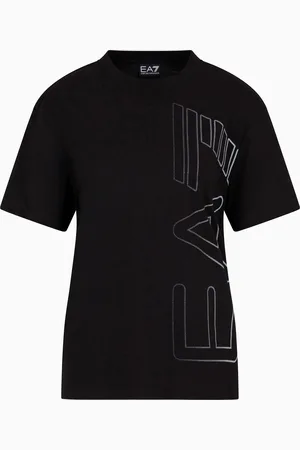 EA7 T-shirt ras-du-cou Logo Series en coton biologique
