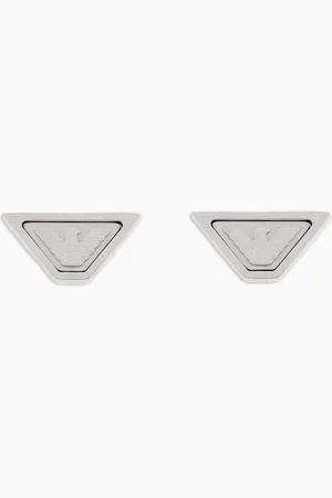 Emporio Armani Boucles d’oreilles clips en acier inoxydable