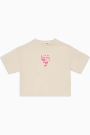 EA7 T-shirt ras-du-cou Visibility Girl en coton