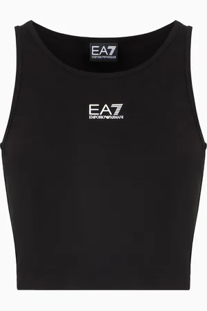 EA7 Top Logo Series en coton stretch
