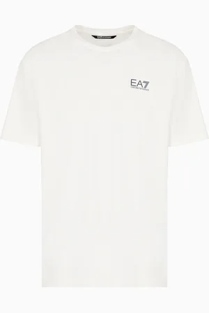 EA7 T-shirt Tennis Club ras-du-cou en mélange de viscose stretch