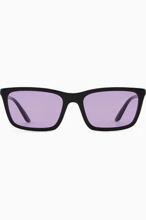 Emporio Armani Lunettes de soleil pour femme de forme rectangulaire