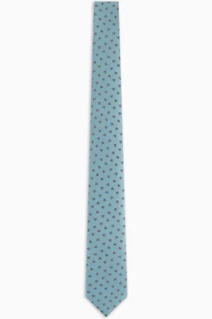 Giorgio Armani Cravate en pure soie jacquard à rayures
