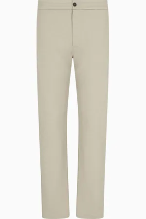 Giorgio Armani Pantalon en tissu jersey de pur cachemire