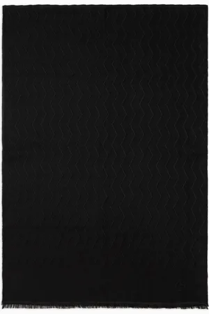 Giorgio Armani Étole en soie et laine vierge jacquard