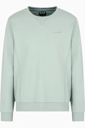 EA7 Sweat-shirt ras-du-cou Visibility en coton