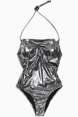 Emporio Armani Maillot de bain une pièce en tissu feuille recyclée ASV