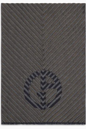 Giorgio Armani Étole en soie et laine vierge jacquard