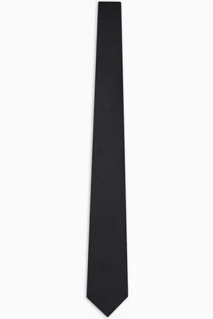 Emporio Armani Cravate en pure soie micro-texturée
