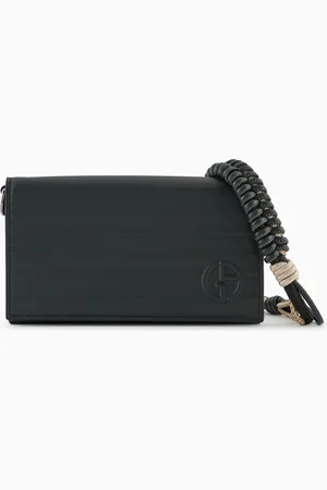 Giorgio Armani Étui pour téléphone portable en nappa plissé