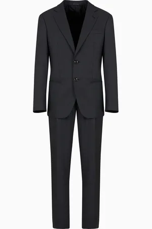 Giorgio Armani Costume gamme Soho à simple boutonnage en laine vierge