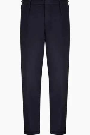 Emporio Armani Pantalon chino en coton compact